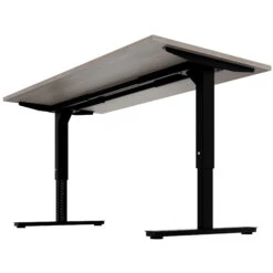 SCALE Schreibtisch | 1600 - 1800 Mm, Manuell Höhenverstellbar, Nordeiche Grau -Möbel Pro Verkauf Schreibtisch SCALE 160 180 cm manuell hoehenverstellbar Nordeiche grau T Fuss Homeoffice Buerotisch Cheftisch 2