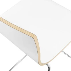 MOON WOOD Barhocker | Kufengestell | MDF-Sitzschale | Metallgestell | Stapelbar -Möbel Pro Verkauf Skandinavischer Barhocker MOON WOOD Kufengestell Massivholzsitzschale Stapelbar Farbe waehlbar 61