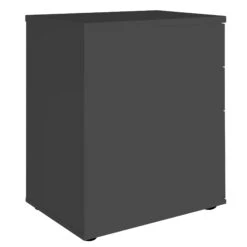 OPTIMA Standcontainer | 600 Mm Tief, Anthrazit -Möbel Pro Verkauf Standcontainer OPTIMA 60 cm tief Anthrazit Container Buero 4