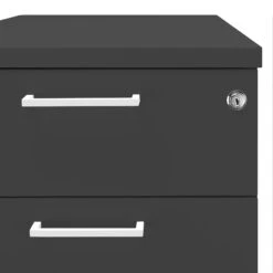 OPTIMA Standcontainer | 600 Mm Tief, Anthrazit -Möbel Pro Verkauf Standcontainer OPTIMA 60 cm tief Anthrazit Container Buero 5