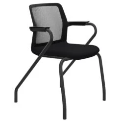 WIND Konferenzstuhl | Netzrücken, Stapelbar, Polyesterbezug LUCIA 16 WIND Konferenzstuhl | Netzrücken, Stapelbar, Polyesterbezug LUCIA -Möbel Pro Verkauf Stapelbarer Konferenzstuhl WIND 4 Fuss Gestell schwarzer Netzruecken Kunststoff Armlehnen und Rahmen in schwarz Polyesterbezug LUCIA 20