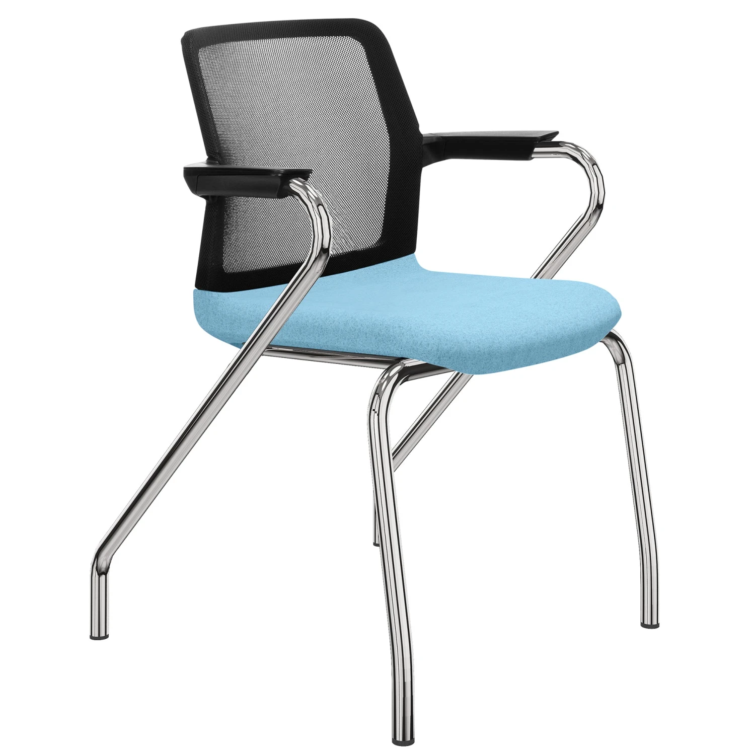 WIND Konferenzstuhl | Netzrücken, Stapelbar, Wollbezüge VELITO / SYNERGY 5 WIND Konferenzstuhl | Netzrücken, Stapelbar, Wollbezüge VELITO / SYNERGY – Bild 3