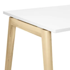 NOVA WOOD Hochtisch | Massivholz-Gestell, 1800 X 700 Mm, Weiß -Möbel Pro Verkauf Stehtisch NOVA Wood 180 x 70 cm Weiss Holz Hochtisch Bartisch Tresentisch Theke 1