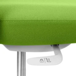 Profim - TRILLO PRO Bürodrehstuhl | Synchronmechanik, Polster Wählbar, Hellgrau -Möbel Pro Verkauf Synchronmechanischer Buerodrehstuhl TRILLO PRO Hellgraue Kunststoffelemente aus Polyamid 5 Arm Fusskreuz aus Polyamid Fixierte Armlehnen Hellgrau 9