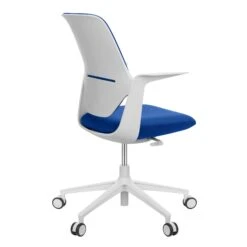 Profim - TRILLO PRO Bürodrehstuhl | Rückenlehne Gepolstert, Synchronmechanik, Polster Wählbar, Hellgrau -Möbel Pro Verkauf Synchronmechanischer Buerodrehstuhl TRILLO PRO Hellgraue Kunststoffelemente aus Polyamid Rueckenlehne gepolstert 5 Arm Fusskreuz aus Polyamid Fixierte Armlehnen Hellgrau 2