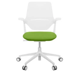 Profim - TRILLO PRO Bürodrehstuhl | Rückenlehne Gepolstert, Synchronmechanik, Polster Wählbar, Hellgrau -Möbel Pro Verkauf Synchronmechanischer Buerodrehstuhl TRILLO PRO Hellgraue Kunststoffelemente aus Polyamid Rueckenlehne gepolstert 5 Arm Fusskreuz aus Polyamid Fixierte Armlehnen Hellgrau 7