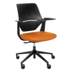 Profim - TRILLO PRO Bürodrehstuhl | Synchronmechanik, Polster Wählbar, Schwarz