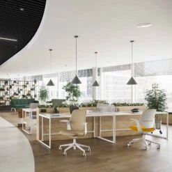 Profim - TRILLO PRO Bürodrehstuhl | Synchronmechanik, Polster Wählbar, Schwarz -Möbel Pro Verkauf Synchronmechanischer Buerodrehstuhl TRILLO PRO Schwarze Kunststoffelemente aus Polyamid 5 Arm Fusskreuz aus Polyamid Fixierte Armlehnen Schwarz 11