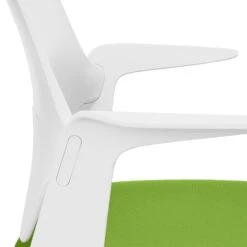 Profim - TRILLO PRO Drehstuhl | Aluminium Poliertes Gestell, Synchronmechanik, Hellgrau -Möbel Pro Verkauf Synchronmechanischer Drehstuhl TRILLO PRO Hellgraue Kunststoffelemente aus Polyamid Aluminium poliertes Gestell mit Rollen Fixierte Armlehnen Hellgrau 8