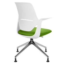 Profim - TRILLO PRO Drehstuhl | Aluminium Poliertes Gestell, Synchronmechanik, Hellgrau -Möbel Pro Verkauf Synchronmechanischer Drehstuhl TRILLO PRO Hellgraue Kunststoffelemente aus Polyamid Aluminium poliertes Gestell mit Teflongleitern Fixierte Armlehnen Hellgrau 2