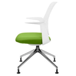 Profim - TRILLO PRO Drehstuhl | Aluminium Poliertes Gestell, Synchronmechanik, Hellgrau -Möbel Pro Verkauf Synchronmechanischer Drehstuhl TRILLO PRO Hellgraue Kunststoffelemente aus Polyamid Aluminium poliertes Gestell mit Teflongleitern Fixierte Armlehnen Hellgrau 5