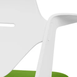 Profim - TRILLO PRO Drehstuhl | Synchronmechanik, Hellgrau -Möbel Pro Verkauf Synchronmechanischer Drehstuhl TRILLO PRO Hellgraue Kunststoffelemente aus Polyamid Pulverbeschichtetes Alu Gestell mit Teflongleitern in Weiss Fixierte Armlehnen Hellgrau 12