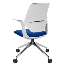 Profim - TRILLO PRO Drehstuhl | Aluminium Poliertes Gestell, Rückenlehne Gepolstert, Synchronmechanik, Hellgrau -Möbel Pro Verkauf Synchronmechanischer Drehstuhl TRILLO PRO Hellgraue Kunststoffelemente aus Polyamid Rueckenlehne gepolstert Aluminium poliertes Gestell mit Rollen Fixierte Armlehnen Hellgrau 4