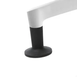 Profim - TRILLO PRO Drehstuhl | Rückenlehne Gepolstert, Synchronmechanik, Hellgrau -Möbel Pro Verkauf Synchronmechanischer Drehstuhl TRILLO PRO Hellgraue Kunststoffelemente aus Polyamid Rueckenlehne gepolstert Pulverbeschichtetes Alu Gestell mit Teflongleitern in Weiss Fixierte 12