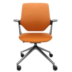 Profim - TRILLO PRO Drehstuhl | Rückenlehne Gepolstert, Synchronmechanik, Schwarz -Möbel Pro Verkauf Synchronmechanischer Drehstuhl TRILLO PRO Schwarze Kunststoffelemente aus Polyamid Rueckenlehne gepolstert Pulverbeschichtetes Alu Gestell mit Teflongleitern in Anthrazit Fixiert 7 1