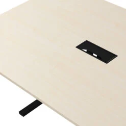 T-EASY Konferenztisch | 2400 X 1200 Mm (10 - 12 Personen), Elektrifiziert, Ahorn -Möbel Pro Verkauf T EASY Konferenztisch 240x120 cm Ahorn mit ELEKTRIFIZIERUNG Besprechungstisch Besprechungstisch Meetingtisch Esstisch Coworking 5