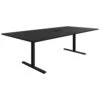 T-EASY Konferenztisch | 2400 X 1200 Mm (10 - 12 Personen), Elektrifiziert, Schwarz -Möbel Pro Verkauf T EASY Konferenztisch 240x120 cm Schwarz mit ELEKTRIFIZIERUNG Besprechungstisch Besprechungstisch Meetingtisch Esstisch Coworking 6