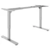 SCALE Tischgestell | 1075 - 1800 Mm, Manuell Höhenverstellbar, Silber -Möbel Pro Verkauf Tischgestell SCALE 107 180 cm manuell hoehenverstellbar Silber T Fuss Homeoffice Buerotisch Metallgestell Coworking
