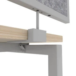 UNI Tischtrennwand | Metallrahmen, Bezugsstoffe BERTA / BONDAI -Möbel Pro Verkauf Tischtrennwand mit Metallrahmen Sichtschutz Raumt 1