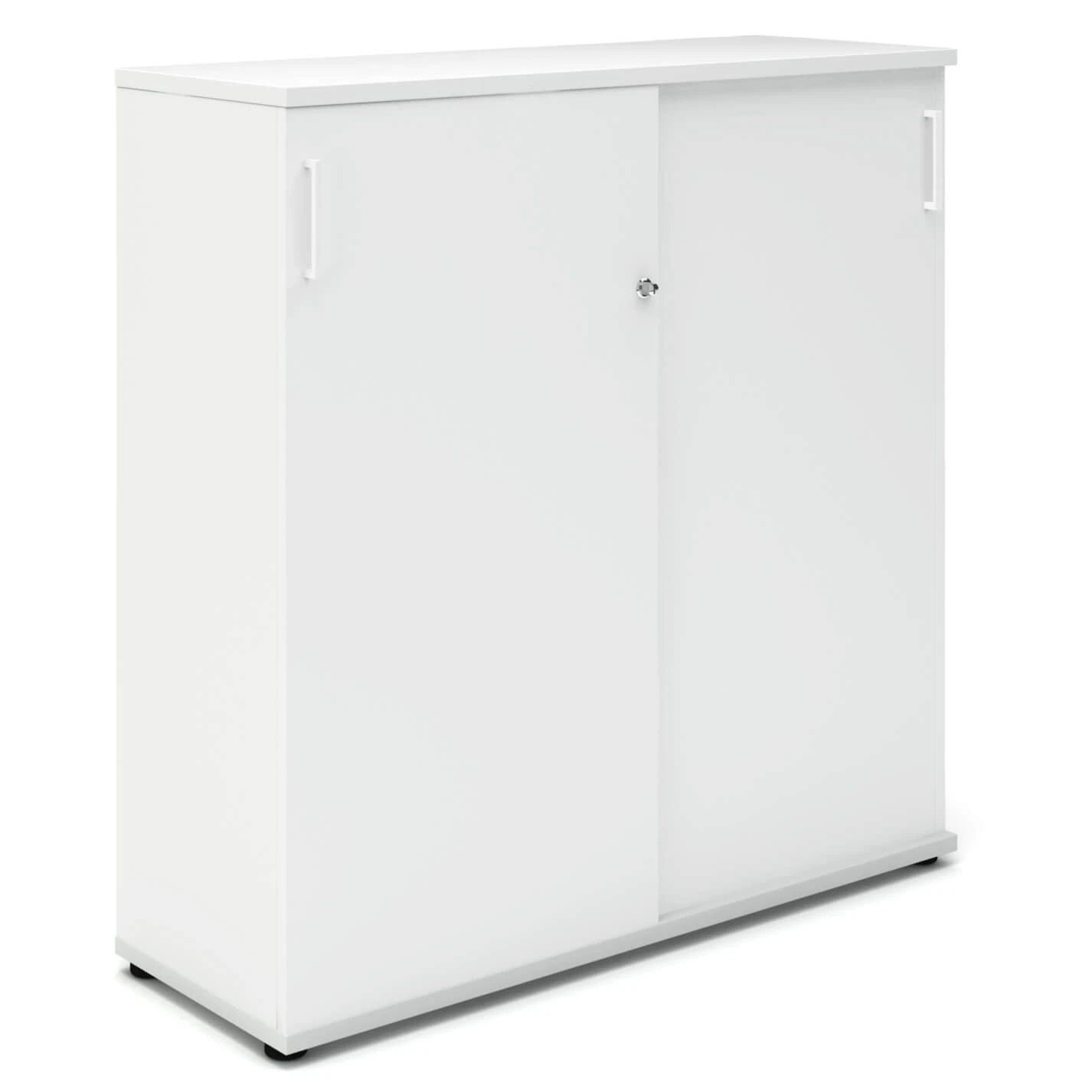 UNI Schiebetürenschrank | 3 OH, 1200 X 1143 Mm, Weiß 4 UNI Schiebetürenschrank | 3 OH, 1200 X 1143 Mm, Weiß – Bild 2