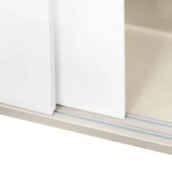 UNI Schiebetürenschrank | 3 OH, 1000 X 1143 Mm, Ahorn / Weiß -Möbel Pro Verkauf UNI Aktenschrank abschliessbar 3 OH 1 0 M Weiss Bueroschrank Schiebetuerenschrank 4