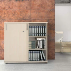 UNI Schiebetürenschrank | 3 OH, 1200 X 1143 Mm, Ahorn