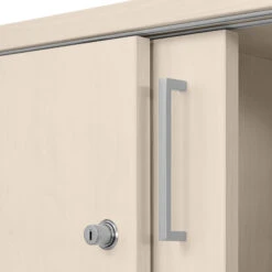 UNI Schiebetürenschrank | 2 OH, 1200 X 777 Mm, Ahorn -Möbel Pro Verkauf UNI Schiebetuerenschrank Sideboard abschliessbar 1 2M breit 2OH Ahorn Aktenschrank 11