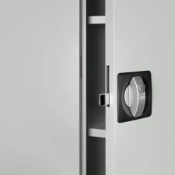 Stahlschrank | 4,5 OH, 800 X 1800 Mm, Lichtgrau -Möbel Pro Verkauf Universeller CEHA Akten Stahlschrank H180 cm x B80 cm x T380 cm Fluegeltuerenschrank 4 5 Ordnerhoehen 4 verstellbare Stahleinlegeboeden Pulverbeschichteter Raulack Sicherheits 10