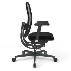 Wagner - AluMedic 5 Bürodrehstuhl | Schwarz -Möbel Pro Verkauf Wagner AluMedic 5 Schwarz Buero Stuhl Buerodrehstuhl