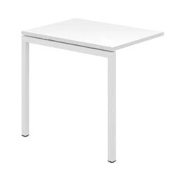 NOVA U Anbau-Schreibtisch | 600 X 800 Mm, Weiß