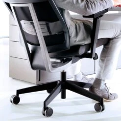 Profim - XENON 111 SFL Net Bürodrehstuhl | Lordosenstütze, Netzrücken, Kopfstütze, Schwarz -Möbel Pro Verkauf profim Drehstuhl Xenon 111 Net mit Netzruecken in Schwarz Buero Stuhl Buerodrehstuhl Buerodrehstuhl Buerostuhl Xenon 10 Schreibtischstuhl 5