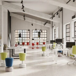 Profim - MICKEY Sitzhocker | Ø 360 Mm, Sitzhöhe 570 - 900 Mm -Möbel Pro Verkauf profim Sitzhocker Mickey Buero Sitz Stand Hocker 43