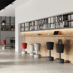 Profim - MICKEY Sitzhocker | Ø 360 Mm, Sitzhöhe 570 - 900 Mm -Möbel Pro Verkauf profim Sitzhocker Mickey Buero Sitz Stand Hocker 45